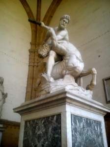 Hercules beating the Centaur Nessus - Giambologna again!