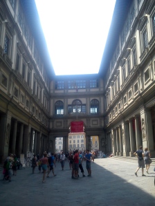 The Uffizi museum.