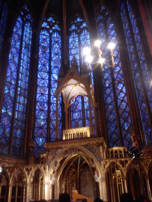 Saint Chapelle...the setting of the concert that featured Vivaldis works.